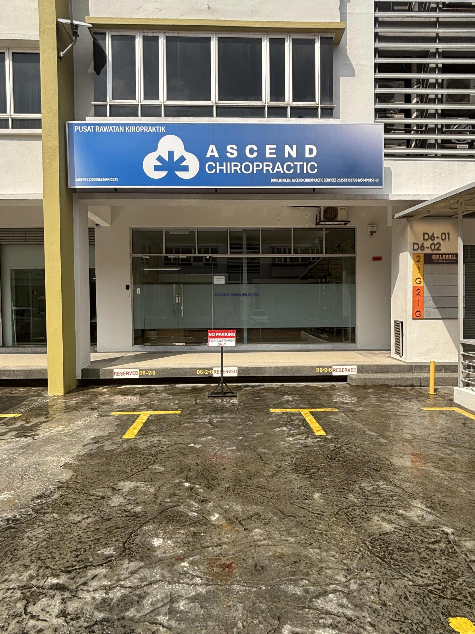 Ascend Chiropractic clinic Ara Damansara Petaling Jaya