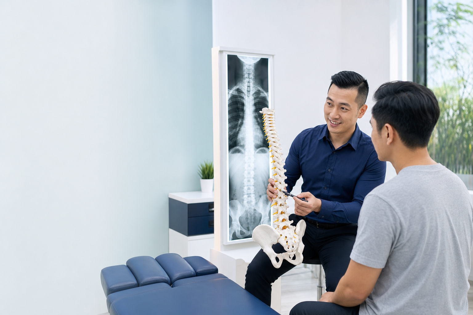 Specific chiropractic adjustment supporting spinal function