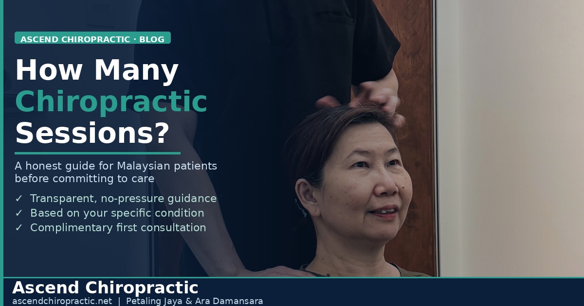 How Many Chiropractic Sessions Do You Need? A Honest Guide for Malaysian Patients